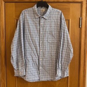 Faherty Men's The Movement Featherweight Flannel Shirt Size XXL